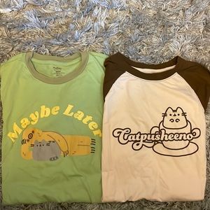 NWOT - 2 Pusheen T-Shirts